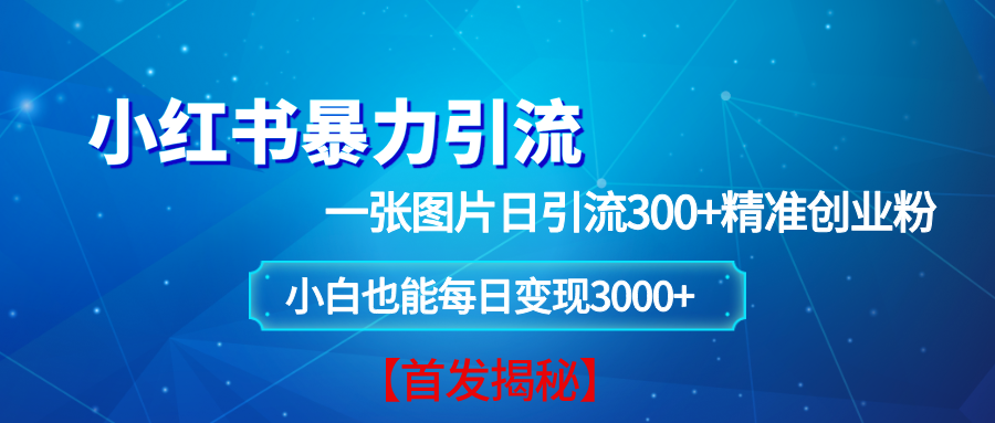 【三方】小红书暴力引流法，一张图片日引 300+精准副业粉，每日稳定变现 3000+【会员免费】_完美协议引流软件官网-协议引流软件_引流软件_营销软件独家一手协议引流软件支持OEM 招代理,仅限正规用户使用